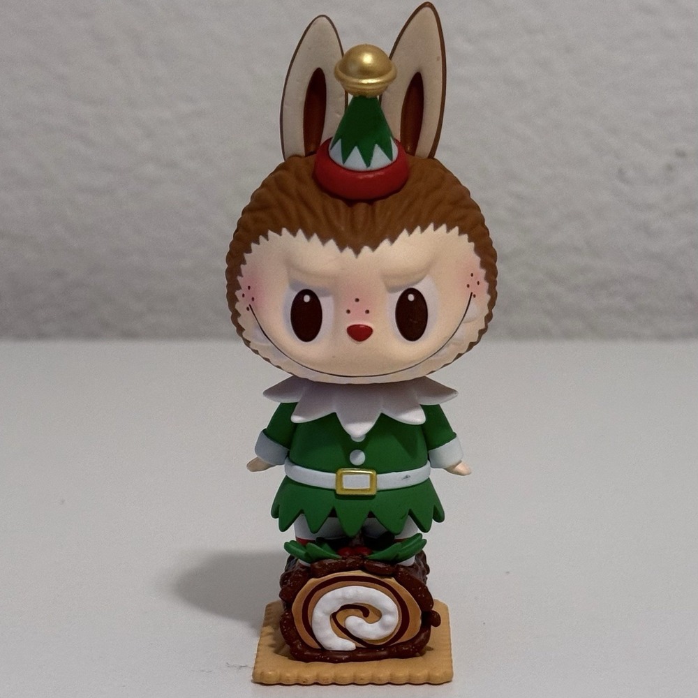 Pop Mart Labubu The Monsters Lets Christmas Together Buche de Noel Cake Figure